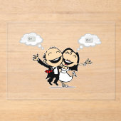 Just married アクリル招待状 (正面)