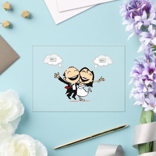 Just married アクリル招待状 (インサイチュ (ウェディング))