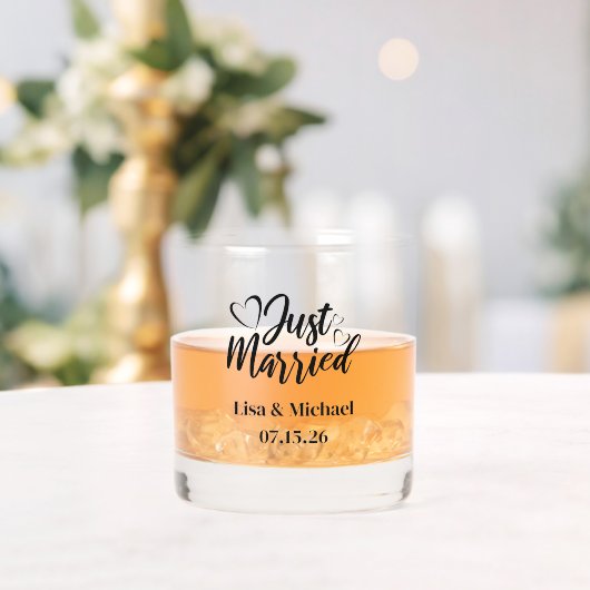 Just Married  ウイスキーグラス (インサイチュ (ウェディング))