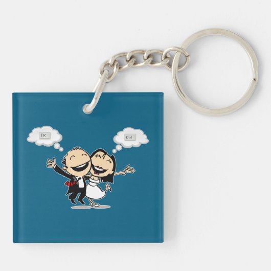 Just married キーホルダー (裏面)