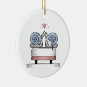 Just married セラミックオーナメント (右)