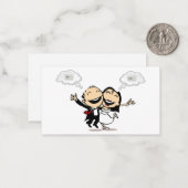 Just married ノートカード (正面/裏面インサイチュ)