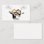 Just married ノートカード (正面/裏面)