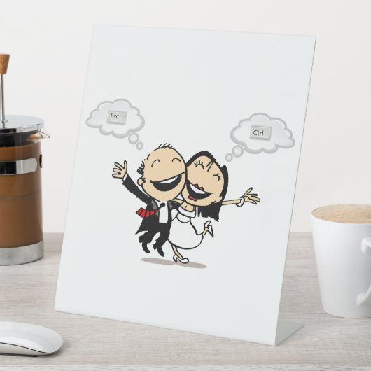 Just married 台座サイン (インサイチュ)