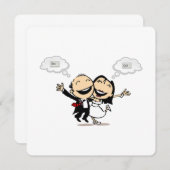 Just married 招待状 (正面/裏面)