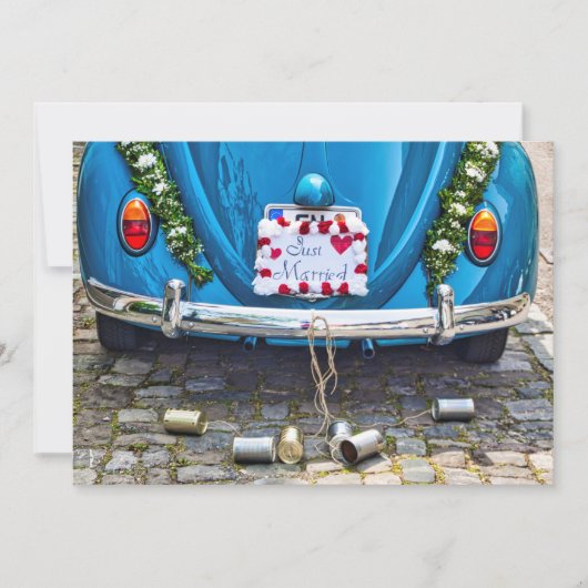 Just Married 招待状 (正面)