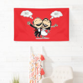 Just married 横断幕 (インサイチュ)