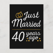 Just Married 40 Years Ago II ポストカード (正面)