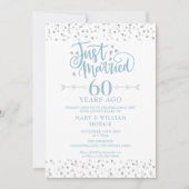 Just Married 60th Wedding Anniversary 招待状 (正面)