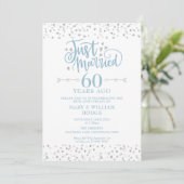 Just Married 60th Wedding Anniversary 招待状 (スタンド正面)