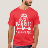 Just Married 70 Years Ago Wedding Anniversary fami Tシャツ (正面)
