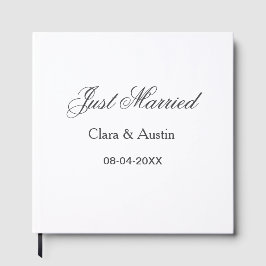Just Married add couple name date year wedding sim ゲストブック