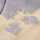 Just Married Destination Sand Writing Custom ジグソーパズル (側面)