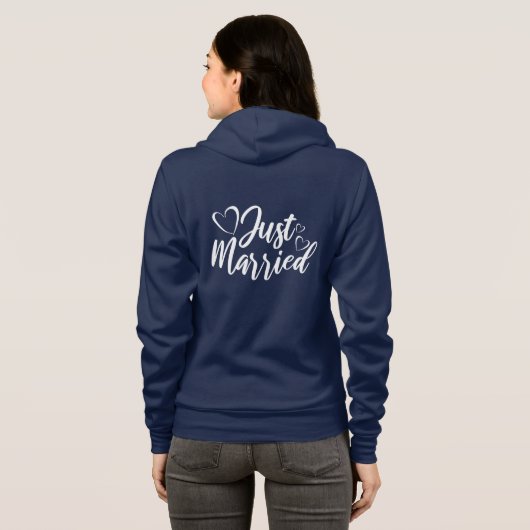 Just Married Hoodie パーカ (裏面フル)