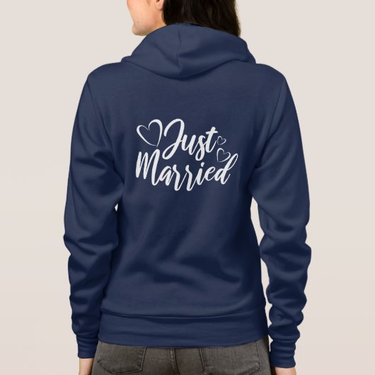 Just Married Hoodie パーカ (裏面)