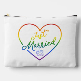 Just Married III - LGBTQ ウェディング アクセサリーポーチ