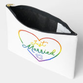 Just Married III - LGBTQ ウェディング アクセサリーポーチ (見開き)