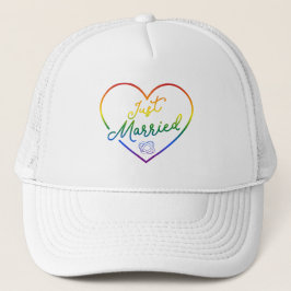 Just Married III - LGBTQ ウェディング キャップ