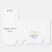 Just Married III - LGBTQ ウェディング フェイバーボックス (見開き)