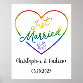 Just Married III - LGBTQ ウェディング ポスター