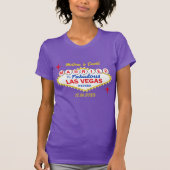Just Married in Las Vegas Wedding Tシャツ (正面)