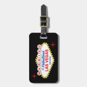 Just Married Las Vegas Wedding Couple ラゲッジタグ (正面縦)