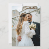 Just Married Vintage Car Reception Celebration | 招待状 (裏面)