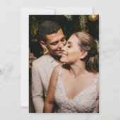 Just Married Wedding Announcement | Photo Template 招待状 (裏面)