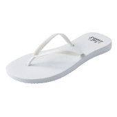 Just Married Wedding Marriage Slippers ビーチサンダル (アングル)