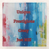 Just ME ガラスコースター (正面)