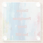 Just ME ガラスコースター (裏面)