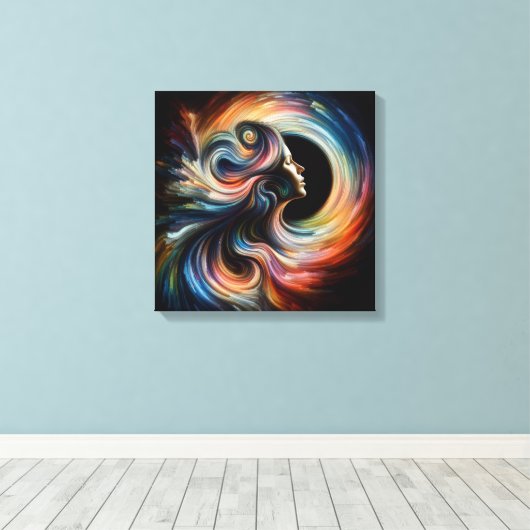 Just me  キャンバスプリント (インサイチュ (ウッドフロア))