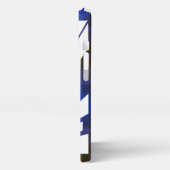 Just Me - Blue Phone Case iPhoneケース (左側面)