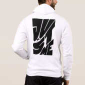 Just Me Zip-Upフード付きスウェットシャツ パーカ (裏面)