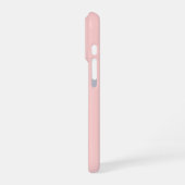 Just Meow Cute White Kitten Phone Case | Pink iPhoneケース (左側面)