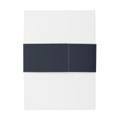 Just Midnight Blue姓 招待状ベリーバンド (裏面例)