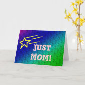 Just Mom Superstar カード (黄色い花)