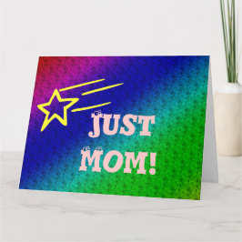 Just Mom Superstar Blue, Green Star of My Life Big カード