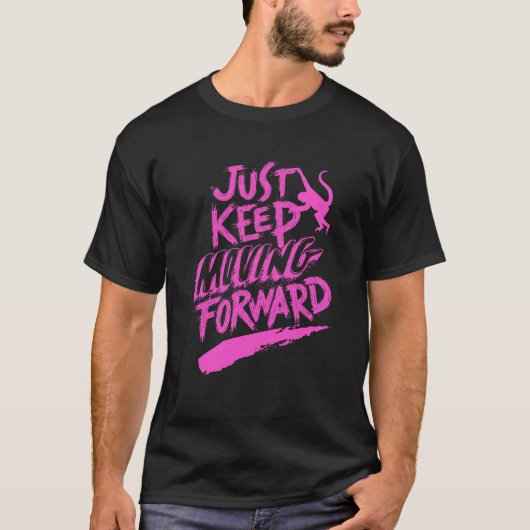 Just Moving 保 Forward men's Tシャツ (正面)