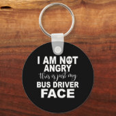 Just My Bus Driver顔 キーホルダー (正面)