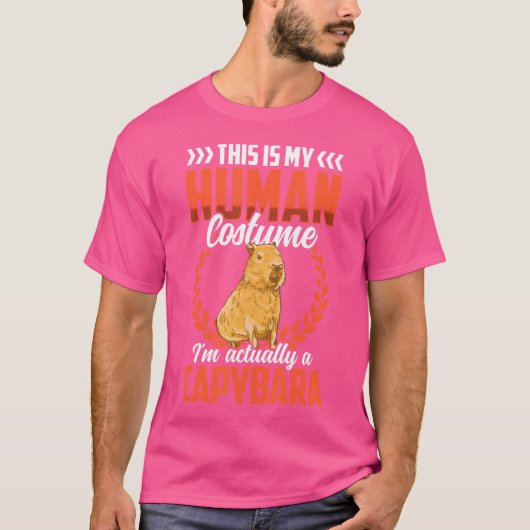 Just My Capybara South American Rodent Capybara Tシャツ (正面)