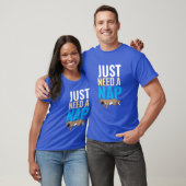 Just Need A Nap Cute Blue Funny Graphic T-Shirt Tシャツ (ユニセックス)