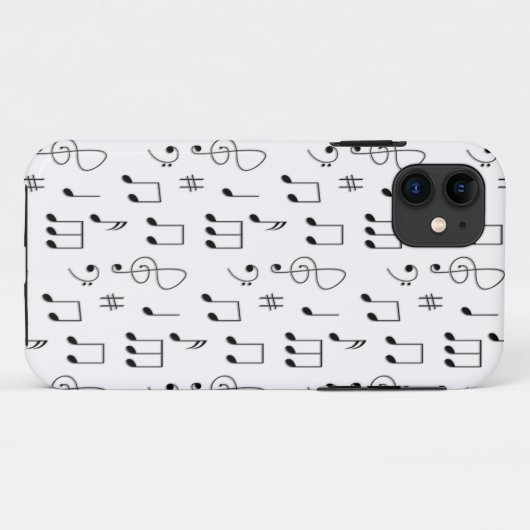 Just Noted 白 Case-Mate iPhoneケース (裏面(横))