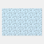 Just Noted Music Wrapping Paper Sheets ラッピングペーパーシート (正面2)
