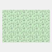 Just Noted Music Wrapping Paper Sheets ラッピングペーパーシート (正面)