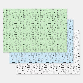 Just Noted Music Wrapping Paper Sheets ラッピングペーパーシート