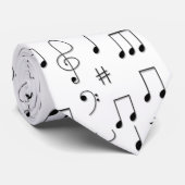 Just Noted White ネクタイ (ロール)