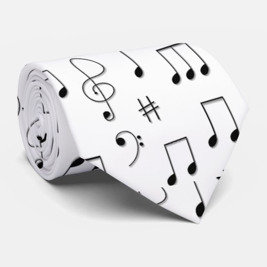 Just Noted White ネクタイ (ロール)