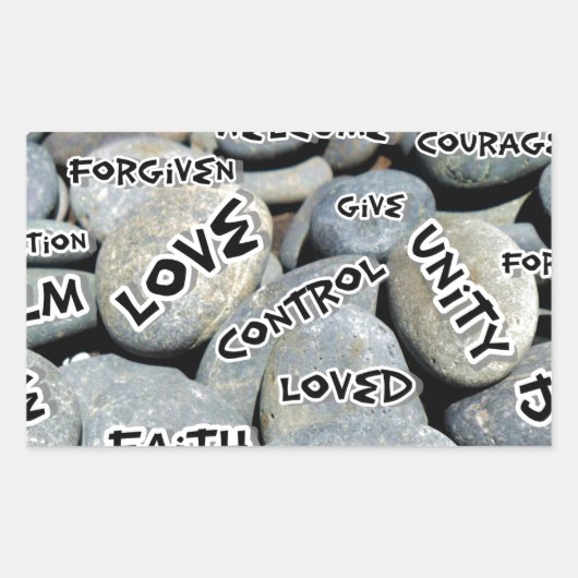 Just Notes, Love_ 長方形シール (正面)