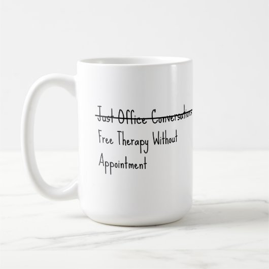 Just office conversations コーヒーマグカップ (左)